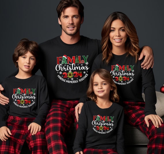 Matching family christmas long sleeve shirts sale
