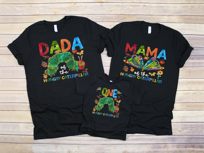 Personalized Hungry Caterpillar First Birthday Shirts image 7