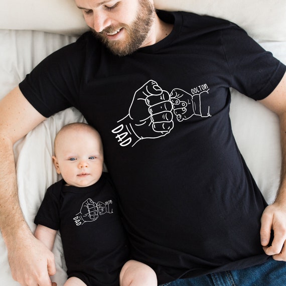 Father and Daughter Shirts/father's Shirt/dad and Daughter Fist