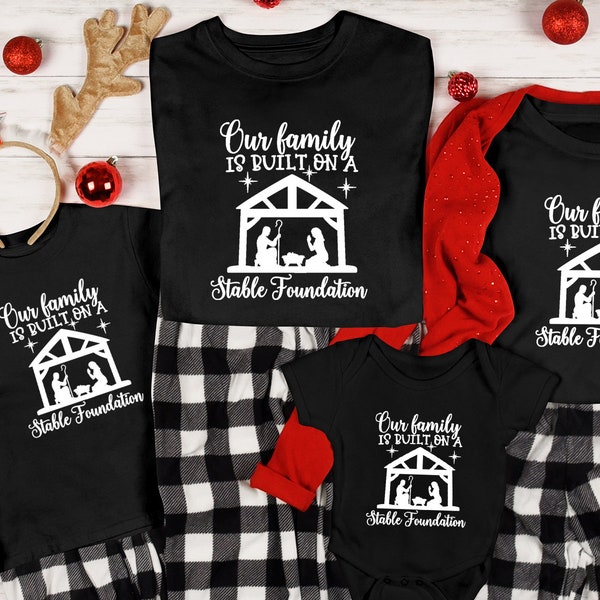 Christmas Shirt/Christmas Family Nativity Scene Shirt/True Story Shirt/True Story Christmas Shirt/Popular Christmas Shirt/Pajamas Shirt