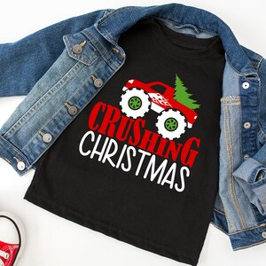 Christmas Shirt/Santa Truck shirt/Boy Holiday shirt/Boy Christmas Outfit/Popular Christmas Shirt/Baby Christmas Shirt/Toddler Christmas