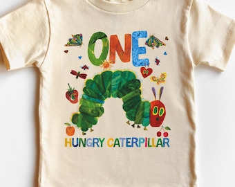One Hungry Caterpillar Birthday shirt, First Birthday Shirt caterpillar family Shirt
