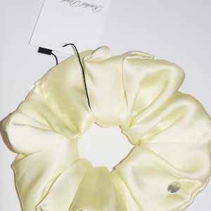 Sugar Cookie 100% Silk Scrunchie