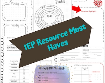 Special Education: IEP Resource Must Haves