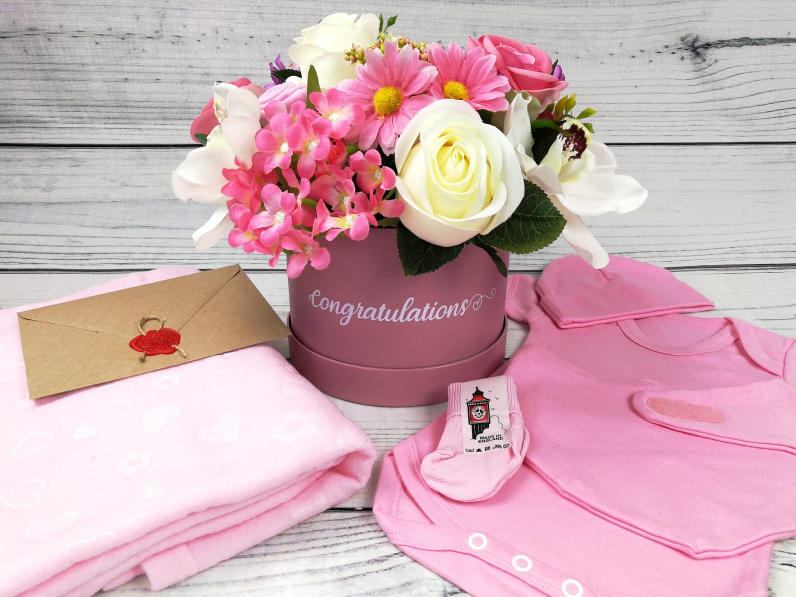 Personalised New Baby Gift Set Baby Clothes Bouquet Baby Boy Etsy