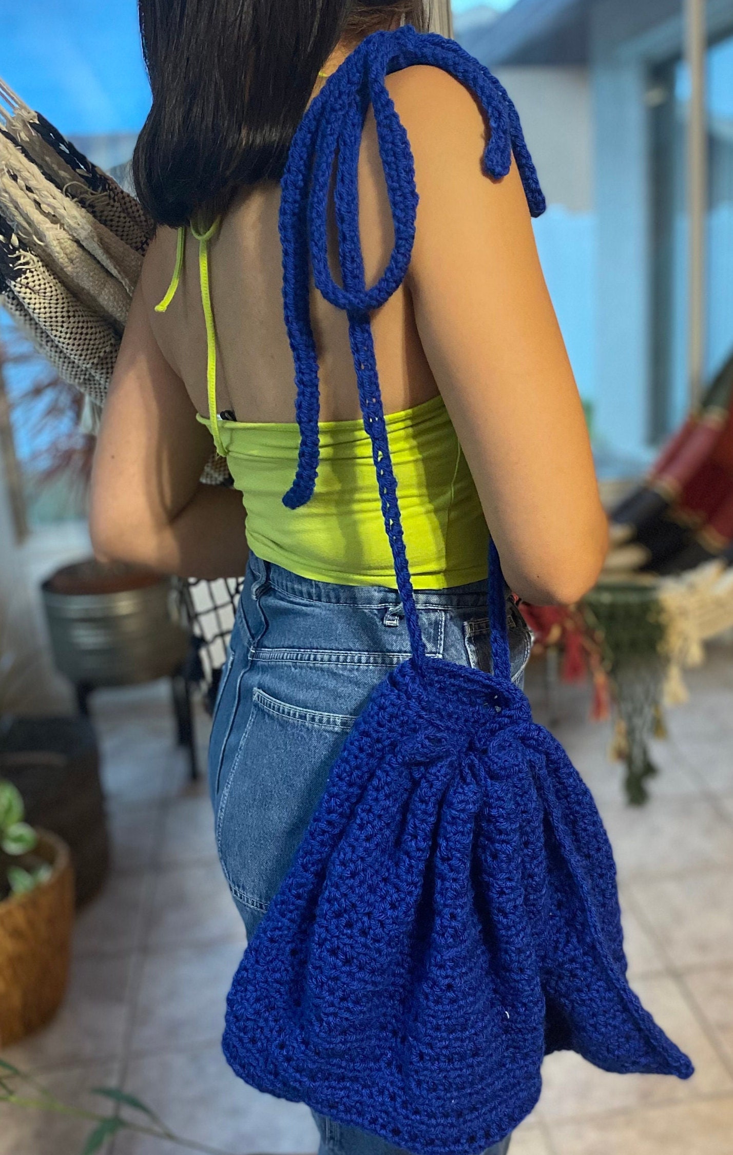 Adjustable Handmade Scrunchbag Etsy