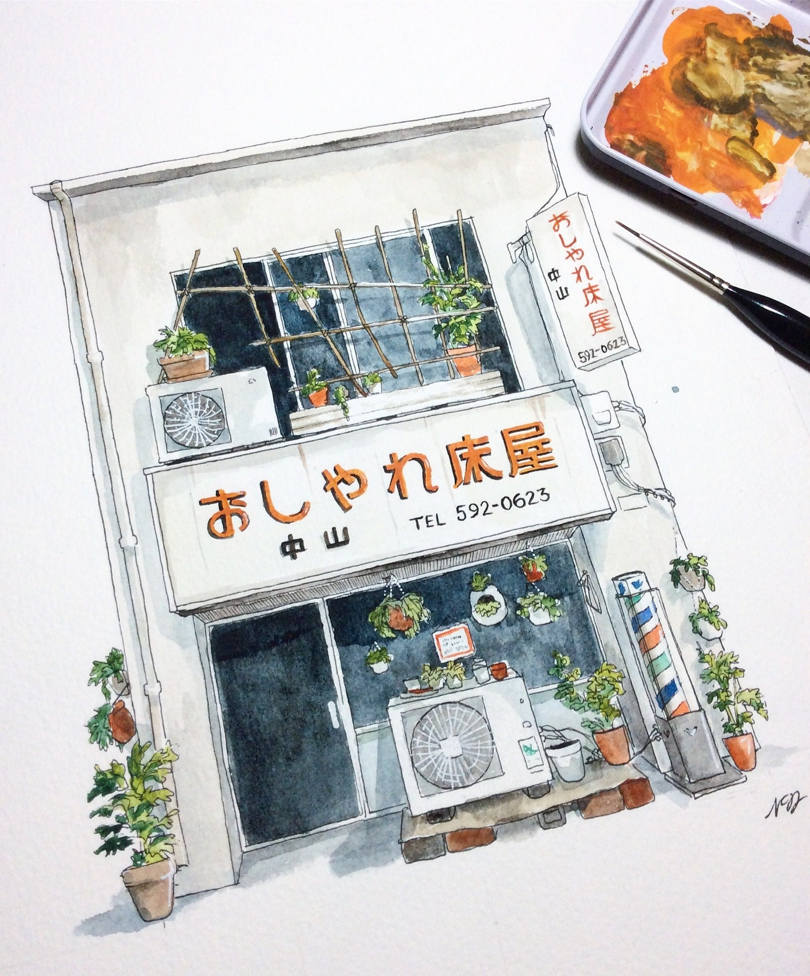 花椿 592 奈良美智