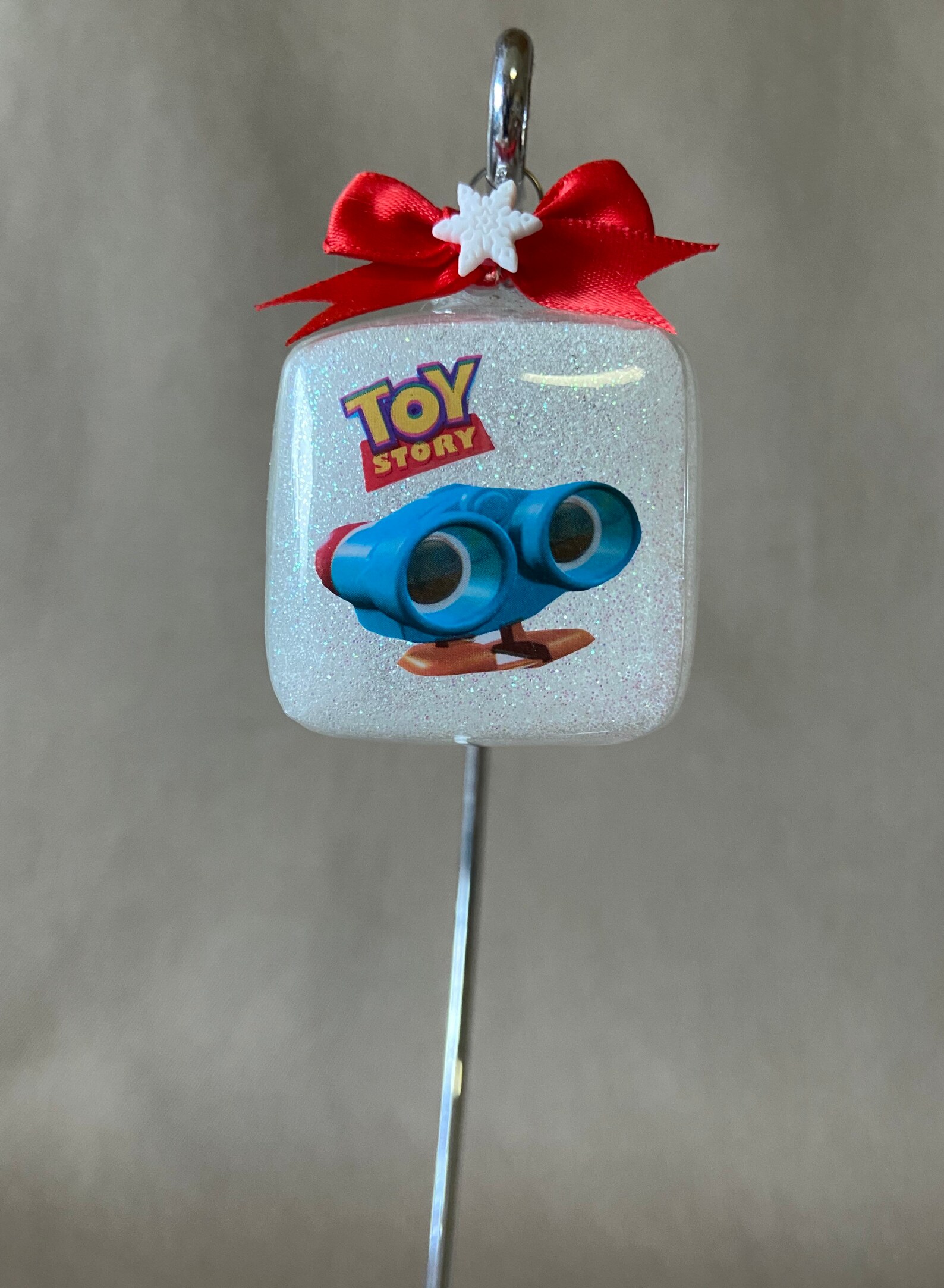 Handmade Toy Story Lenny The Binoculars 2 Square Glass Cube Etsy