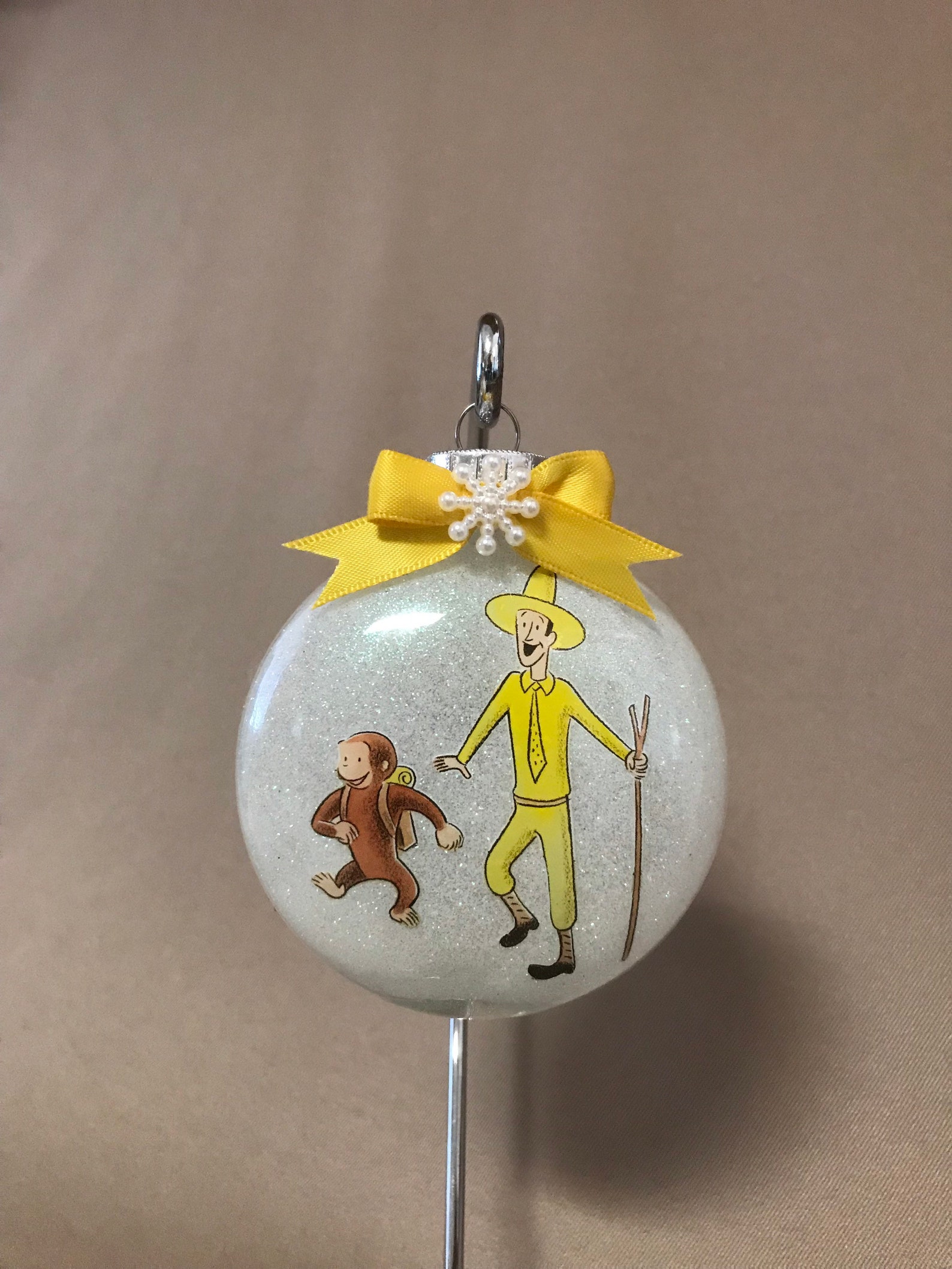 Curious George Christmas Ornament 