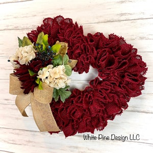 Dollar Tree Valentine's Day Heart Wreath - Deco Mesh Heart Wreath using the  Ruffle Method 