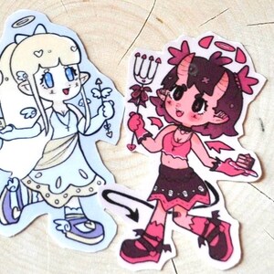 Angel and Devil Cuties Stickers