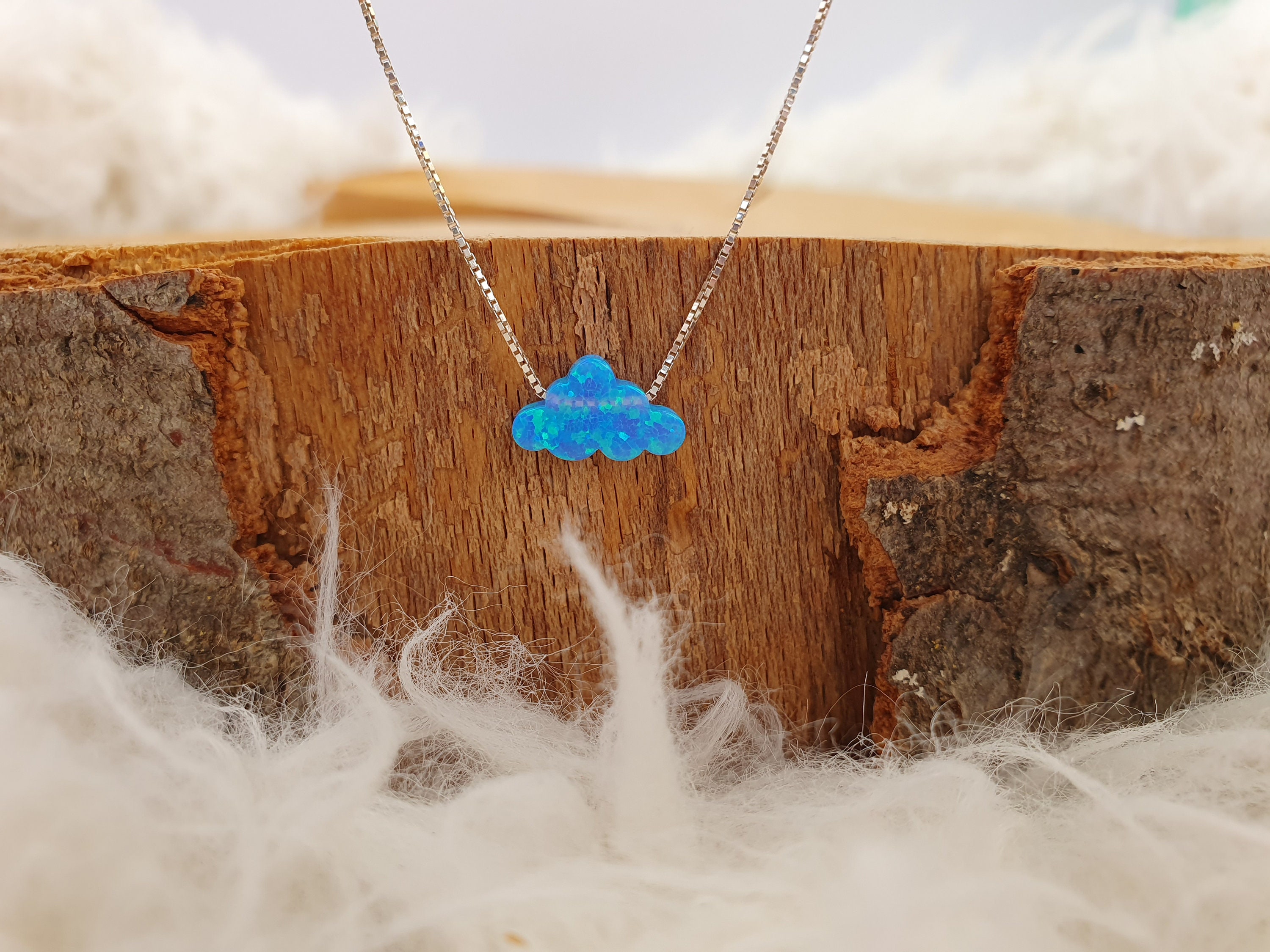 Blue cloud 2024 opal ring