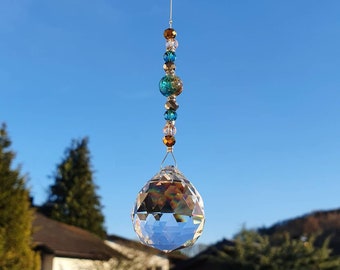 Sun catcher crystal "Jasmine" | suncatcher | Crystal ball | Window decoration | Feng Shui | Home Decor | Gift | Rainbow