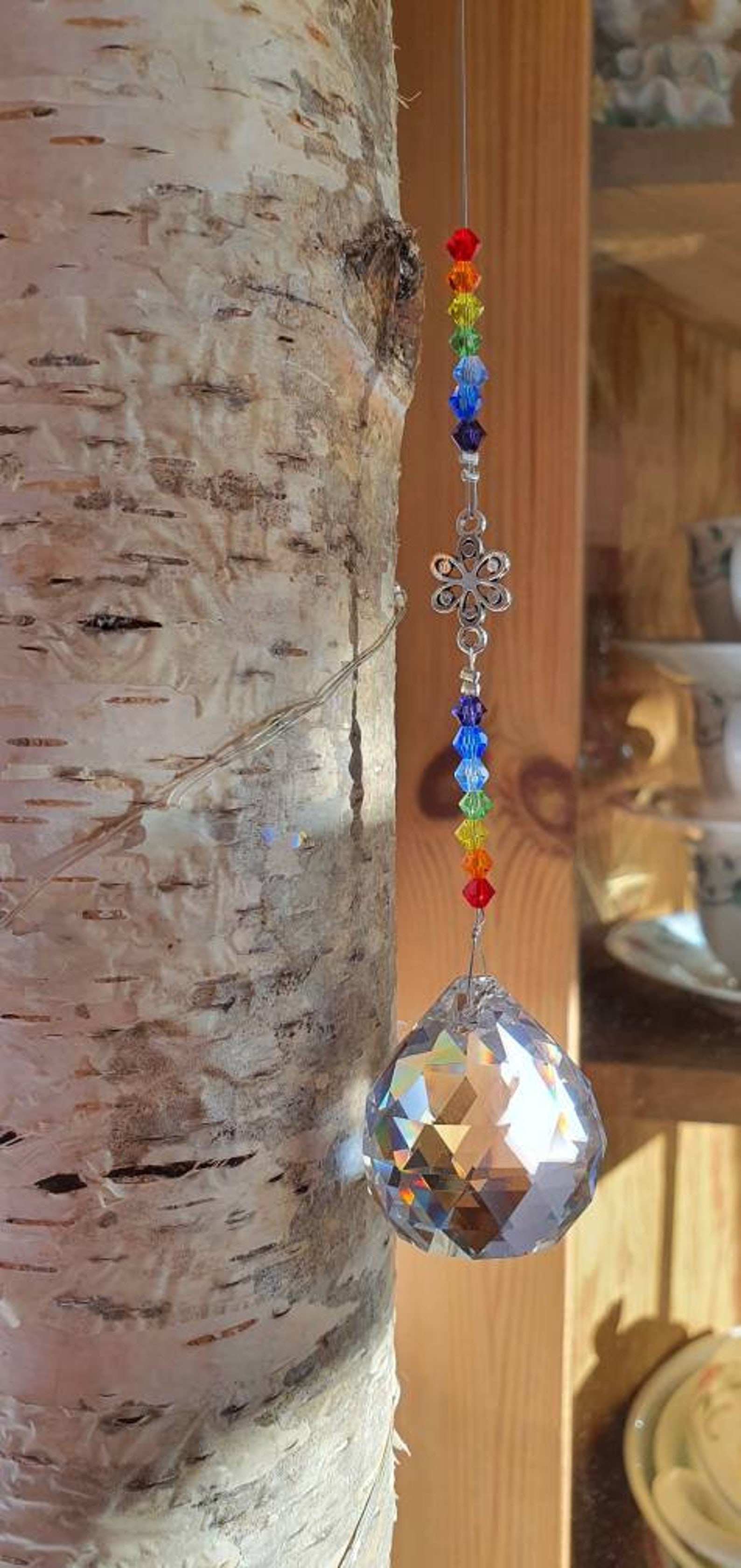 Sonnenfänger Kristall Mit "Schön DASS Es Dich Gibt" - Suncatcher Als Dankeschön Geschenk