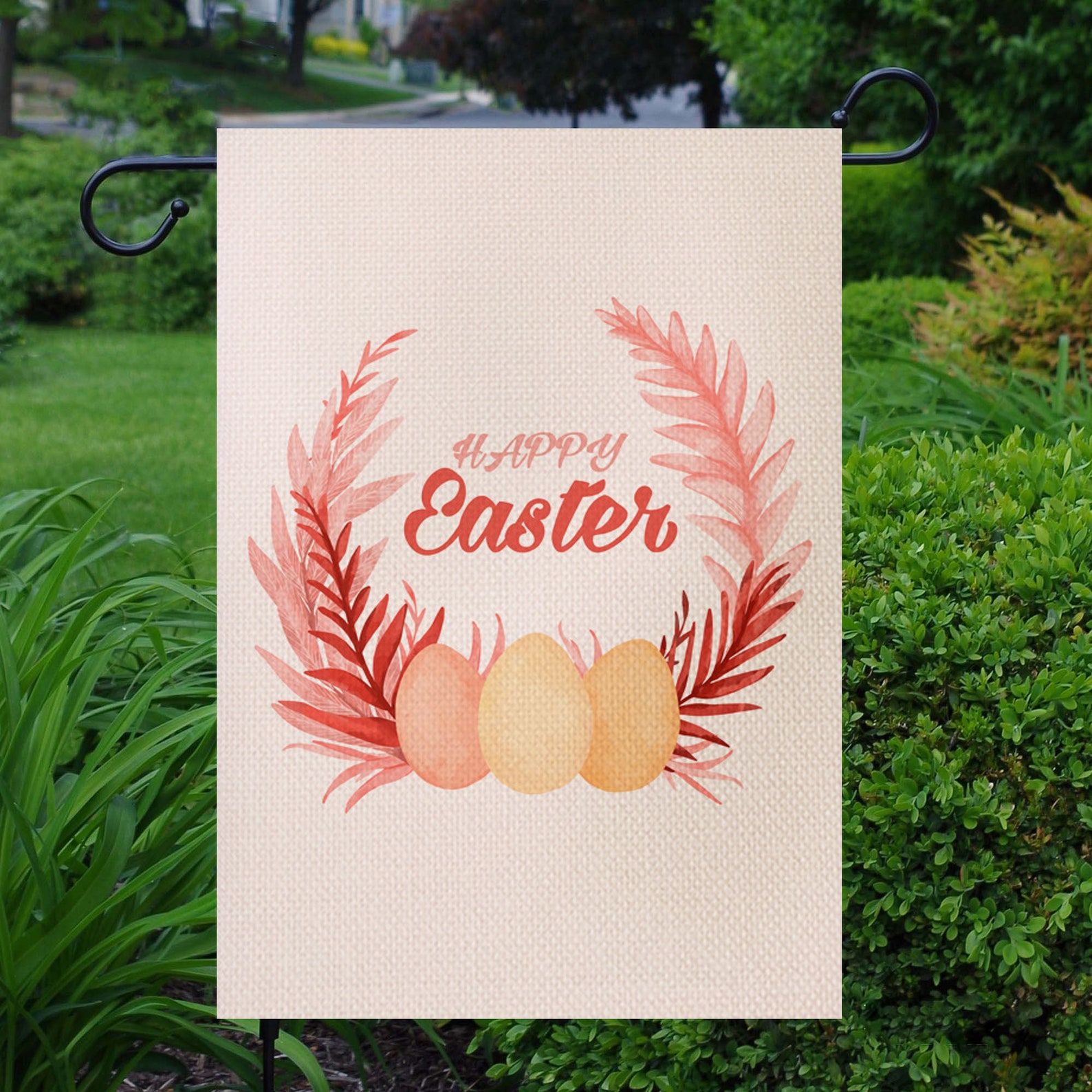 Easter Garden Garden FlagVertical Double Sided Etsy