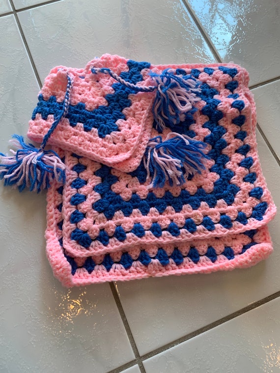 Hand made baby bag and poncho - image 1