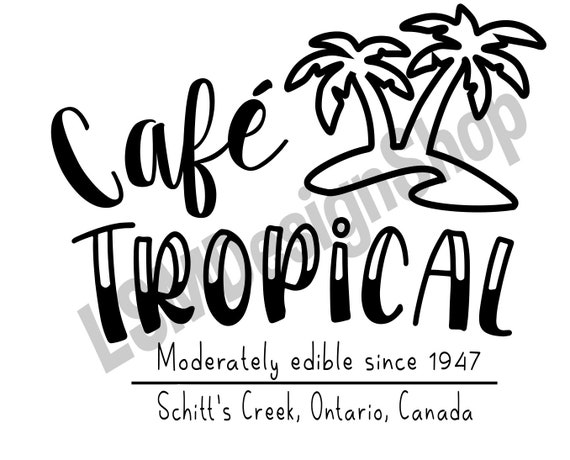 cafe tropical shirt schitts creek