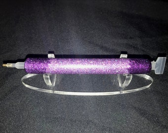 Handmade Purple Holographic Diamond Painting Pen, Dual Ended