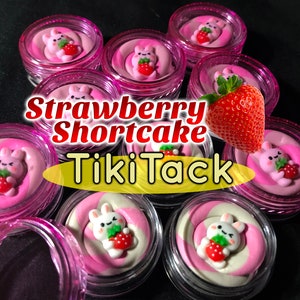 Strawberry Shortcake" TikiTack  Scented Diamond Painting Special Tack Container, Strawberry Fruity Cake DP Wax