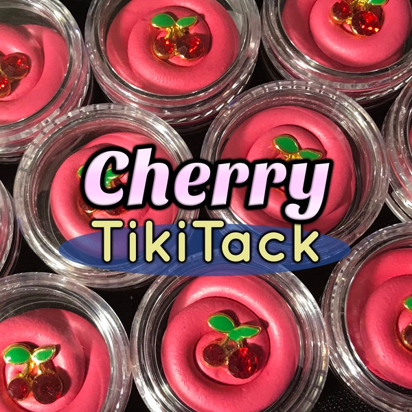Cherry" TikiTack  Scented Diamond Putty Tack Container, Fruity DP Wax