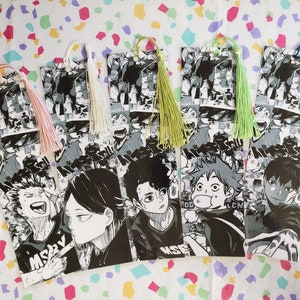 haikyuu handmade bookmark choose your favorite character