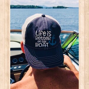 Better on the Boat/Lake Trucker Hat