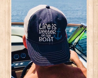 Better on the Boat/Lake Trucker Hat