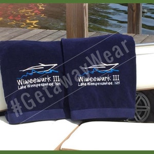 Custom Oversize Boat Towels