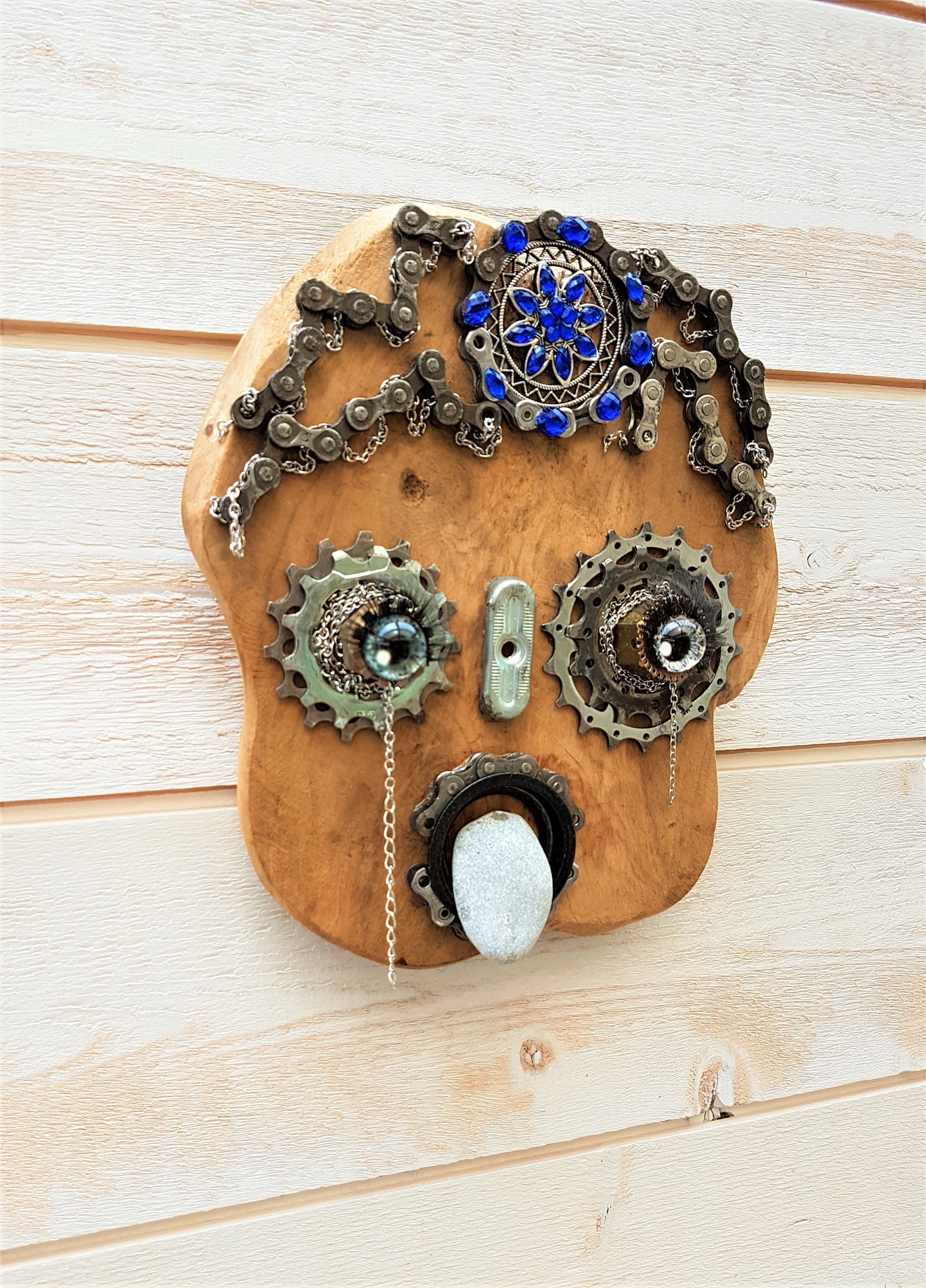 Masque Bois et Metal