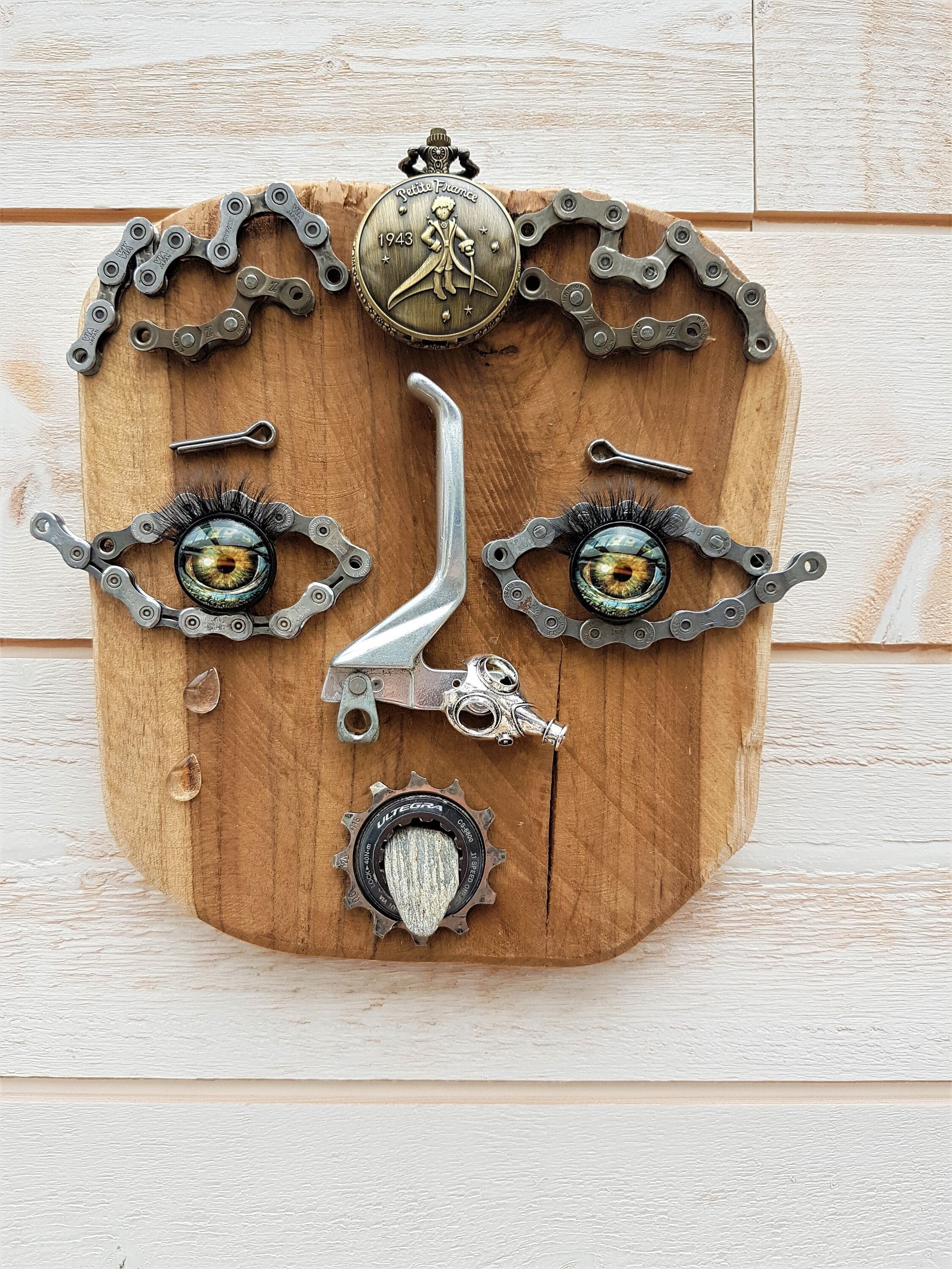 Masque Bois et Metal