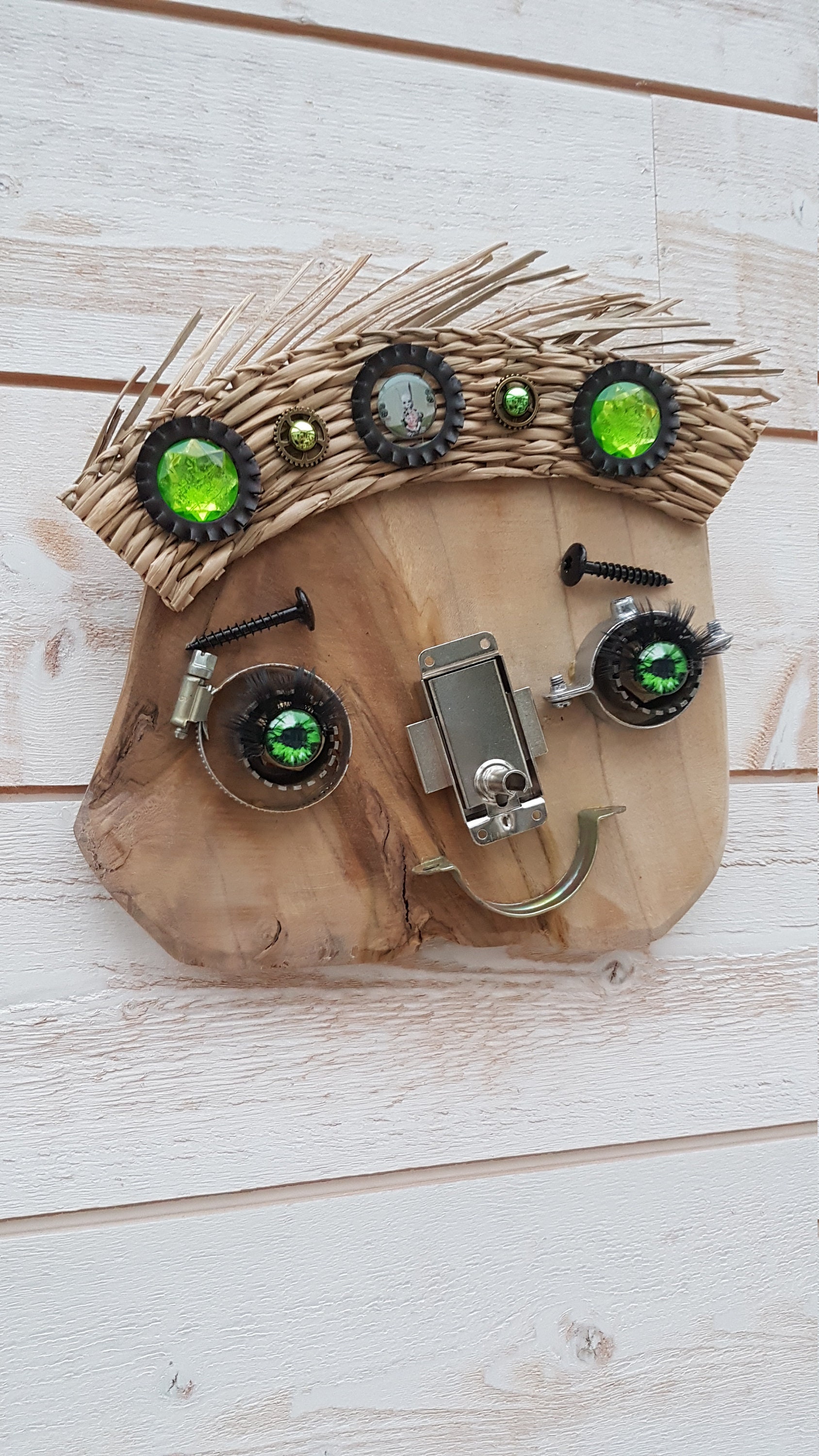 Masque Bois et Metal