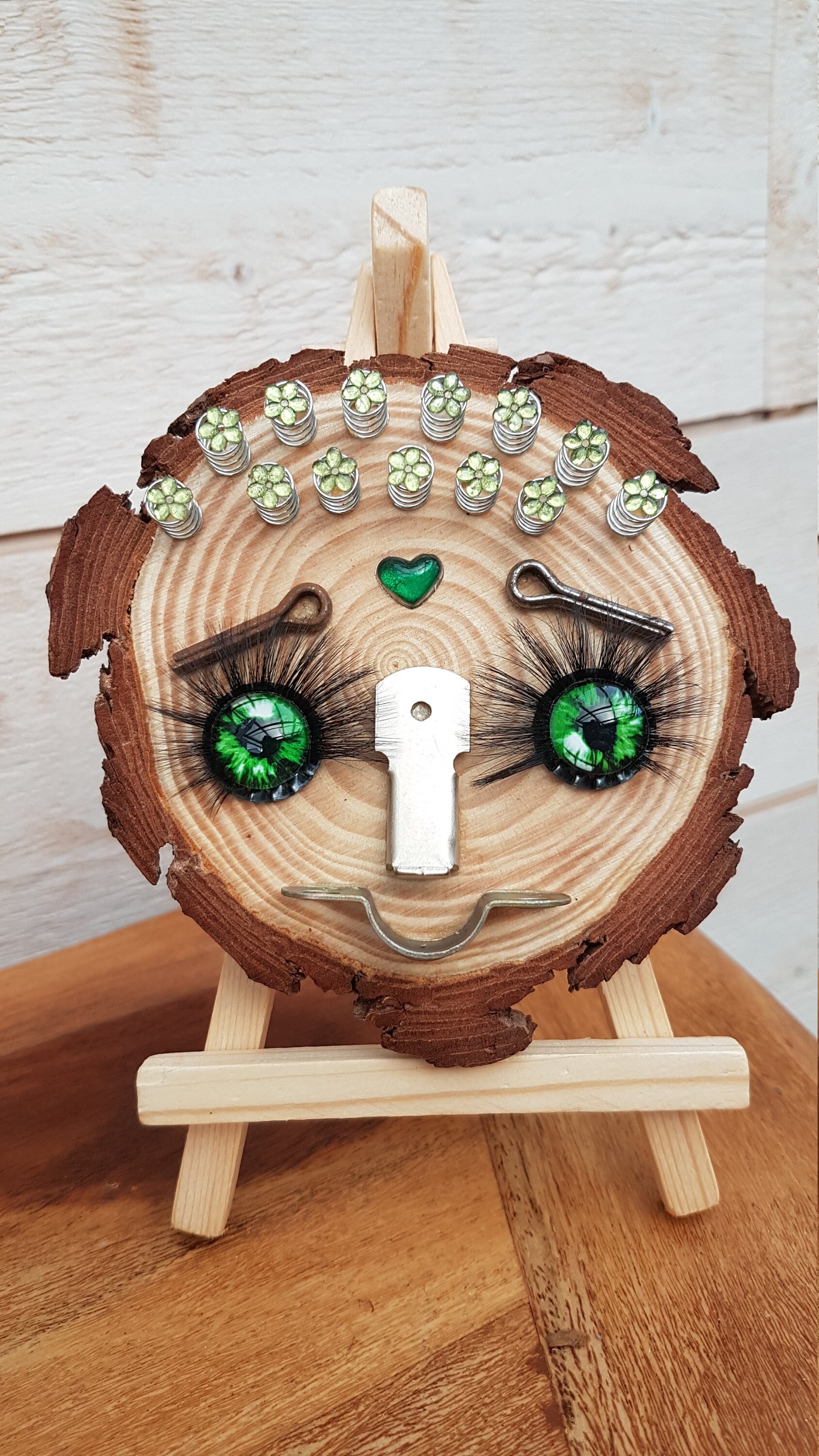 Petit Masque Bois et Métal