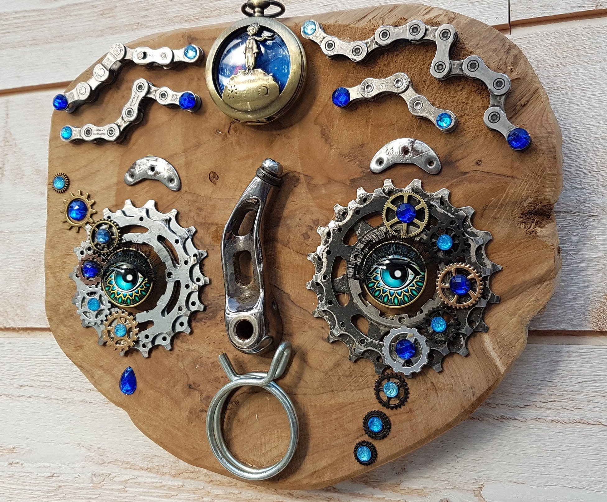 Masque Bois et Metal