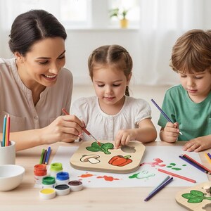 Laser Cut Vegetable Puzzle SVG, Montessori Kids Toy, Digital DIY Craft, Wooden Vegetable Shapes File for Painting Family Activity