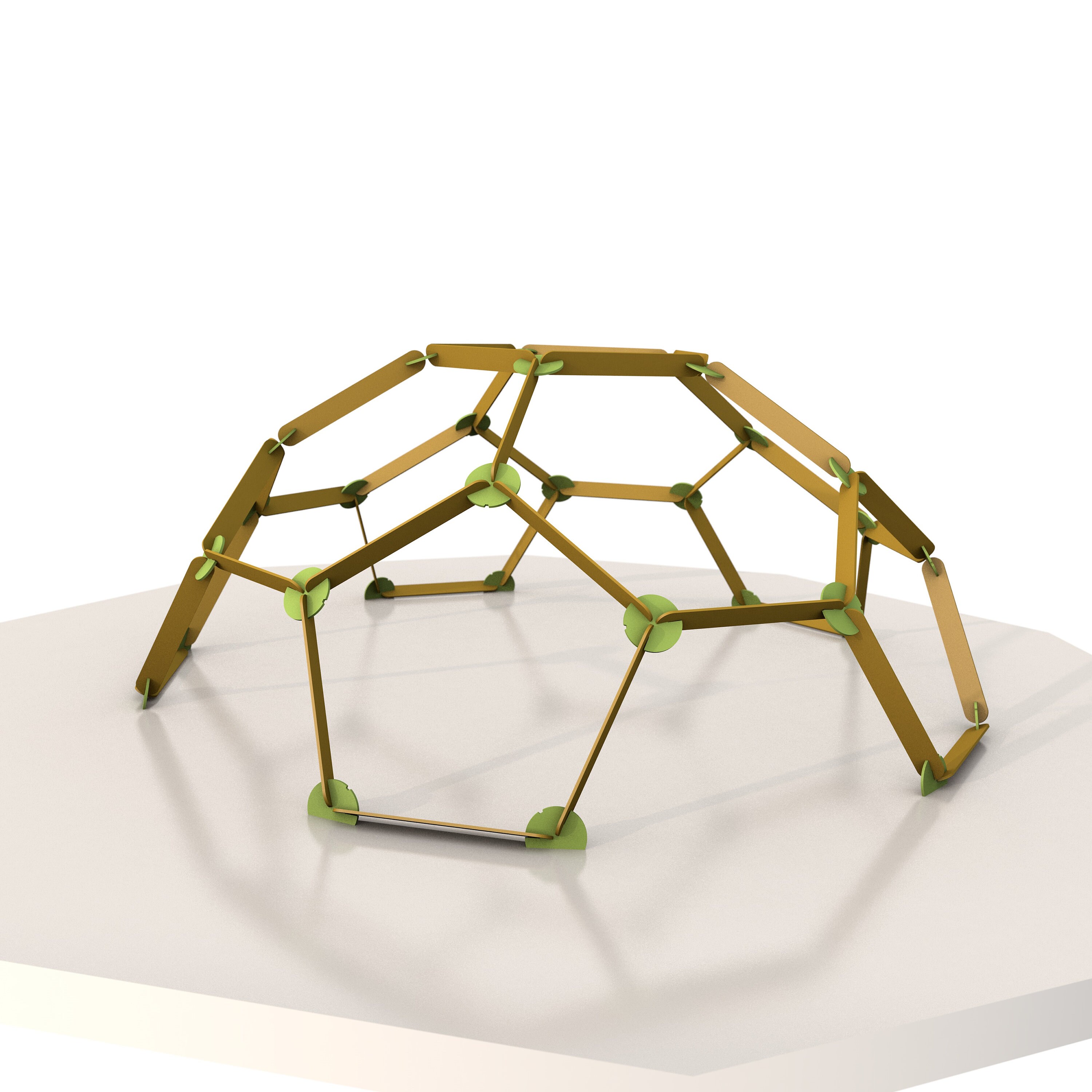 Laser-cut Geodesic Dome Models V2 and Truncated Icosahedron Digital ...