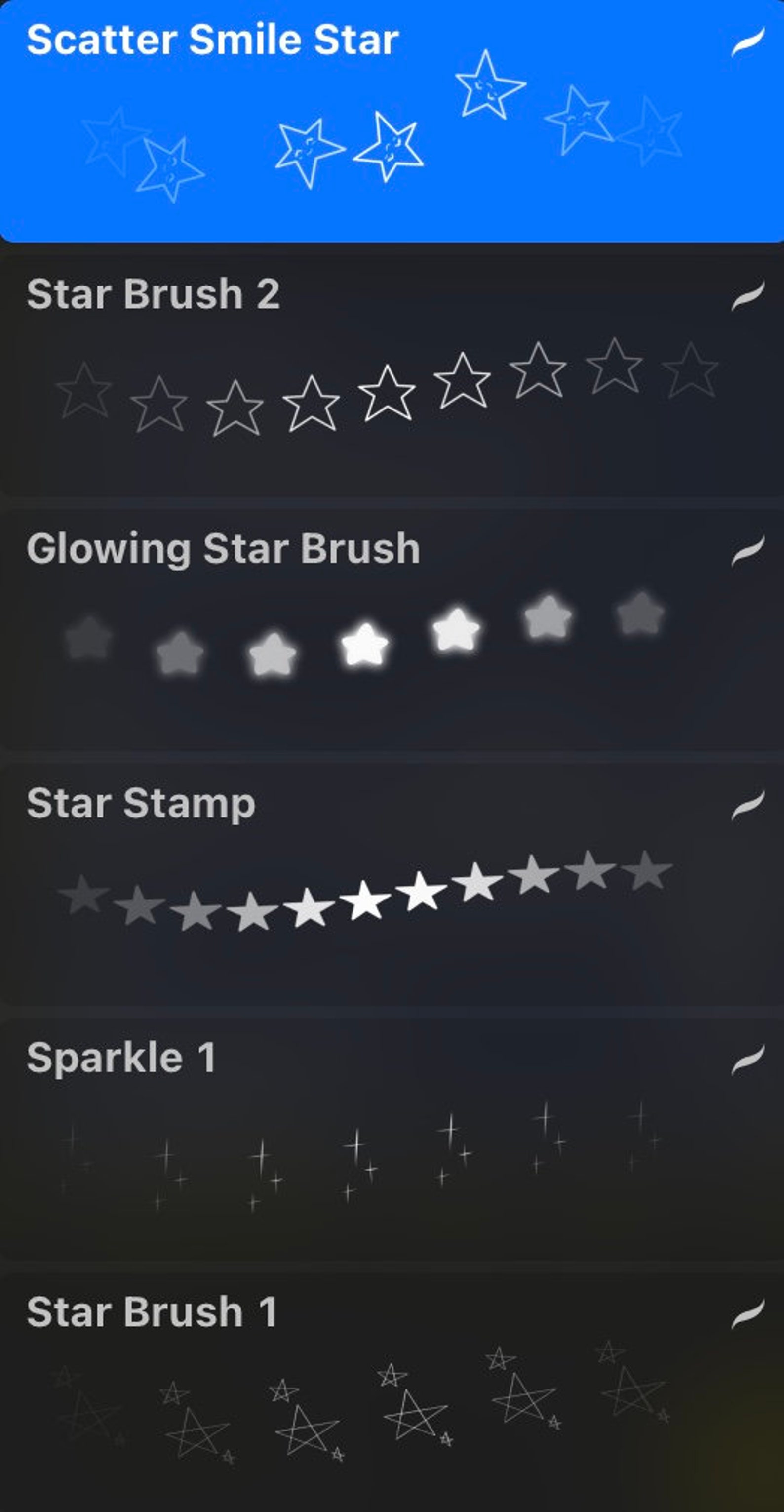 Procreate Star Brushes / Stamps 6 Brushes Etsy