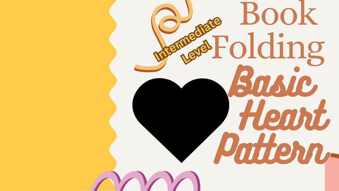 Basic Fold Patterns Beginner Book Folding Pattern: Basic Heart Beginner Level | Measure and ...