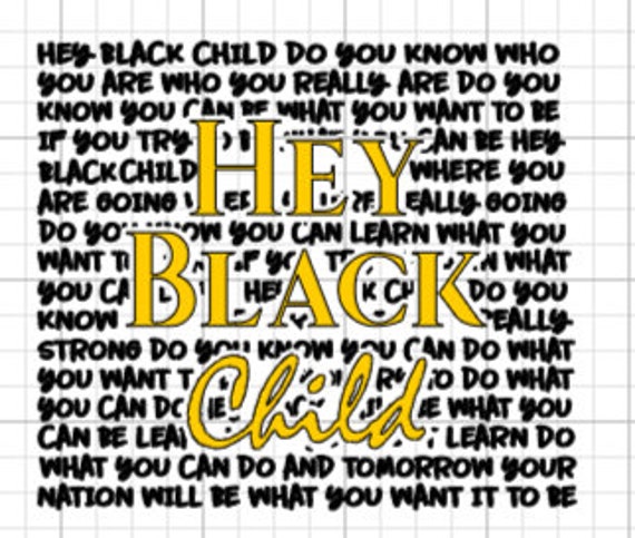 Hey Black Child - Etsy