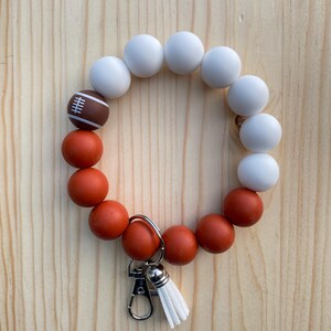 Silicone Beaded Keychain Wristlet