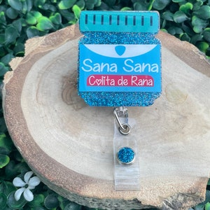 Sana Sana Colita De Rana Medicine Jar Badge Reel bild 3