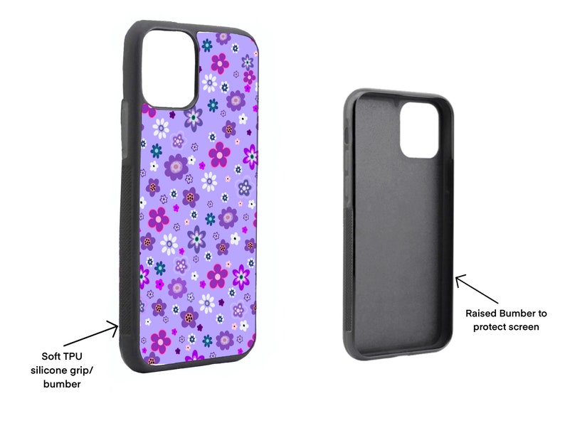Iphone 11 Iphone Xr Flower Phone Case Purple Phone Case Purple Flower Power Phone Case Aesthetic Floral Print Iphone 678 Iphone X Electronics Cases Electronics Accessories Startfi Io