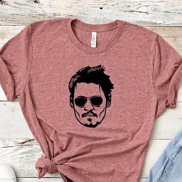 Johnny Depp T Shirt - Etsy