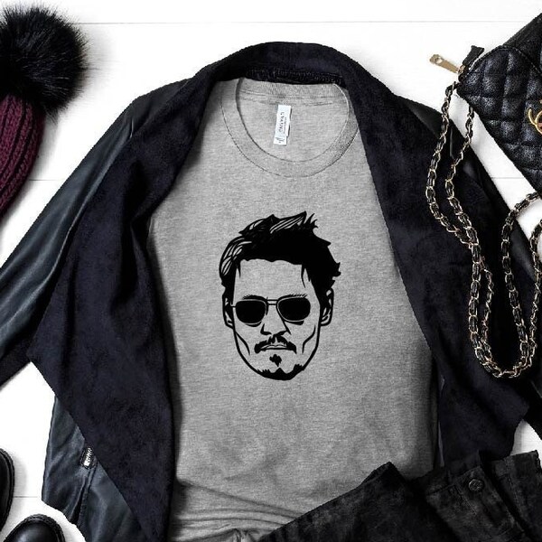 Johnny Depp T Shirt - Etsy