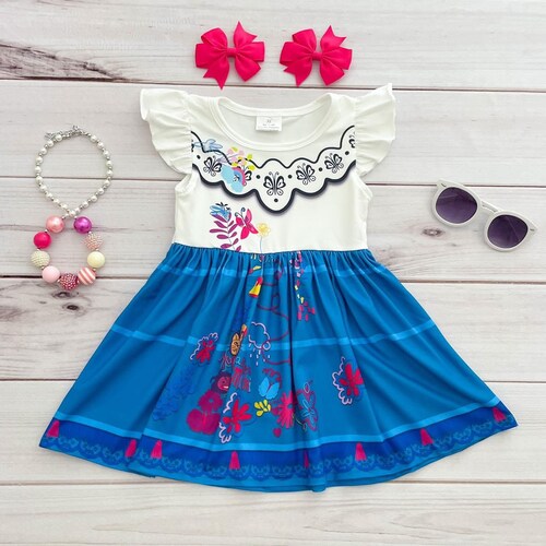 Encanto Birthday Dress Baby Toddler Kids Encanto Outfit Etsy
