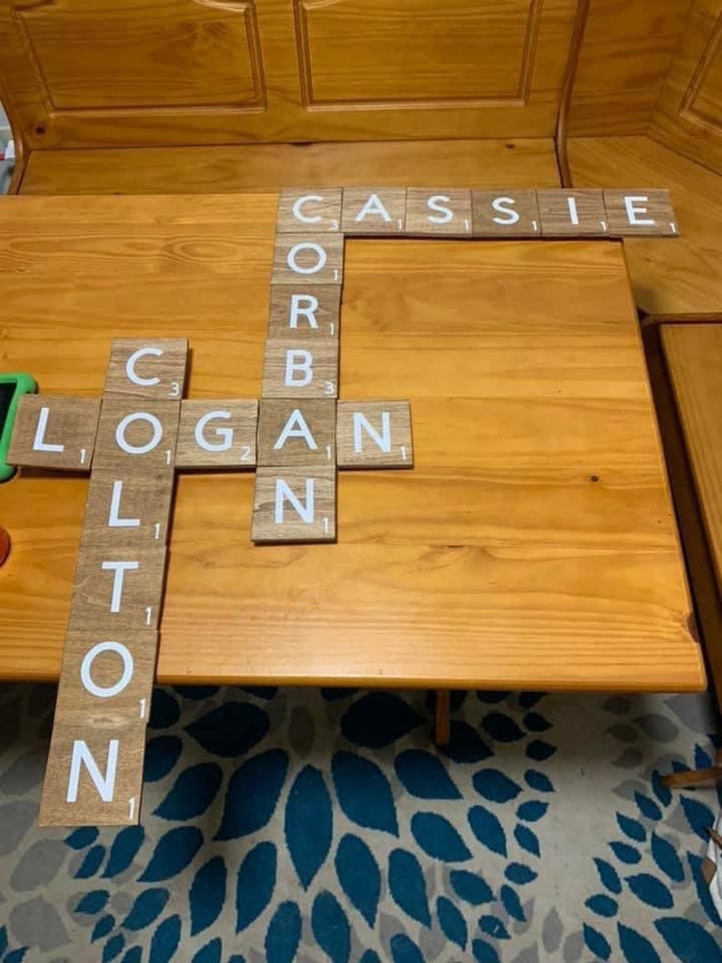 Custom Scrabble Wall Art Tiles Etsy Sweden