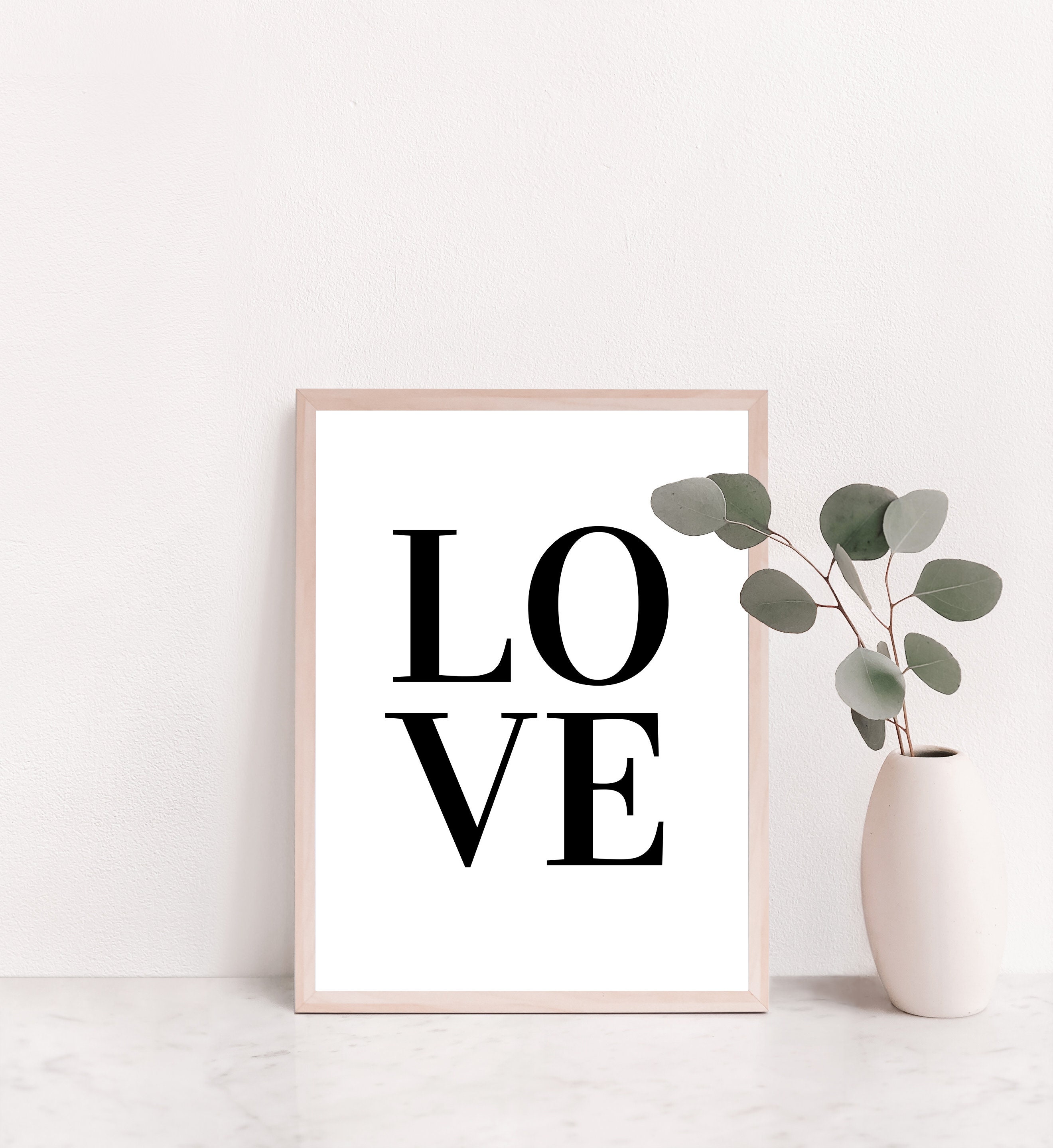 LOVE print | Etsy