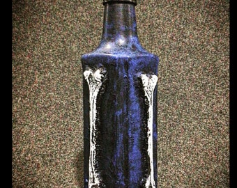 Bones Bottle / Gothic Bottle / Pirate Bottle / Bar Decor / Herb Jar / Potions / Apothecary Bottles
