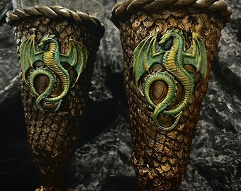 Green Dragon Goblets