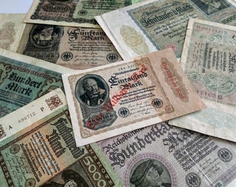 1922 年ドイツ帝国紙幣 10,000 マルク小額紙幣、未流通紙幣 - Etsy 日本