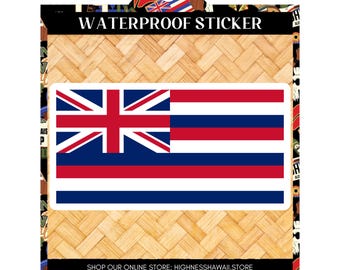 Hawaiian Flag / HAE Hawaii / Hawaiian Colony Island/ Hawaii Sticker/ Hawaii Stickers / Hawaiian Sticker / Hawaiian Stickers/ Hawaii Decals